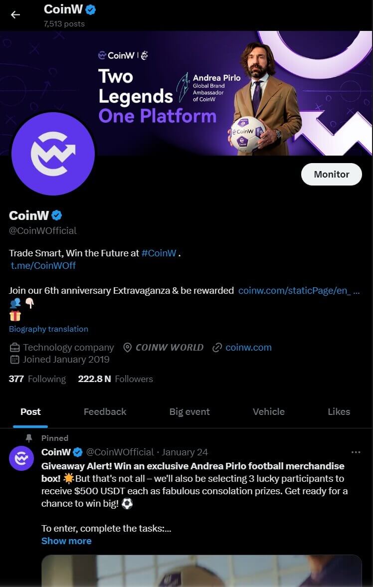 Maitiro ekubata CoinW Tsigiro Maitiro ekubata CoinW Tsigiro