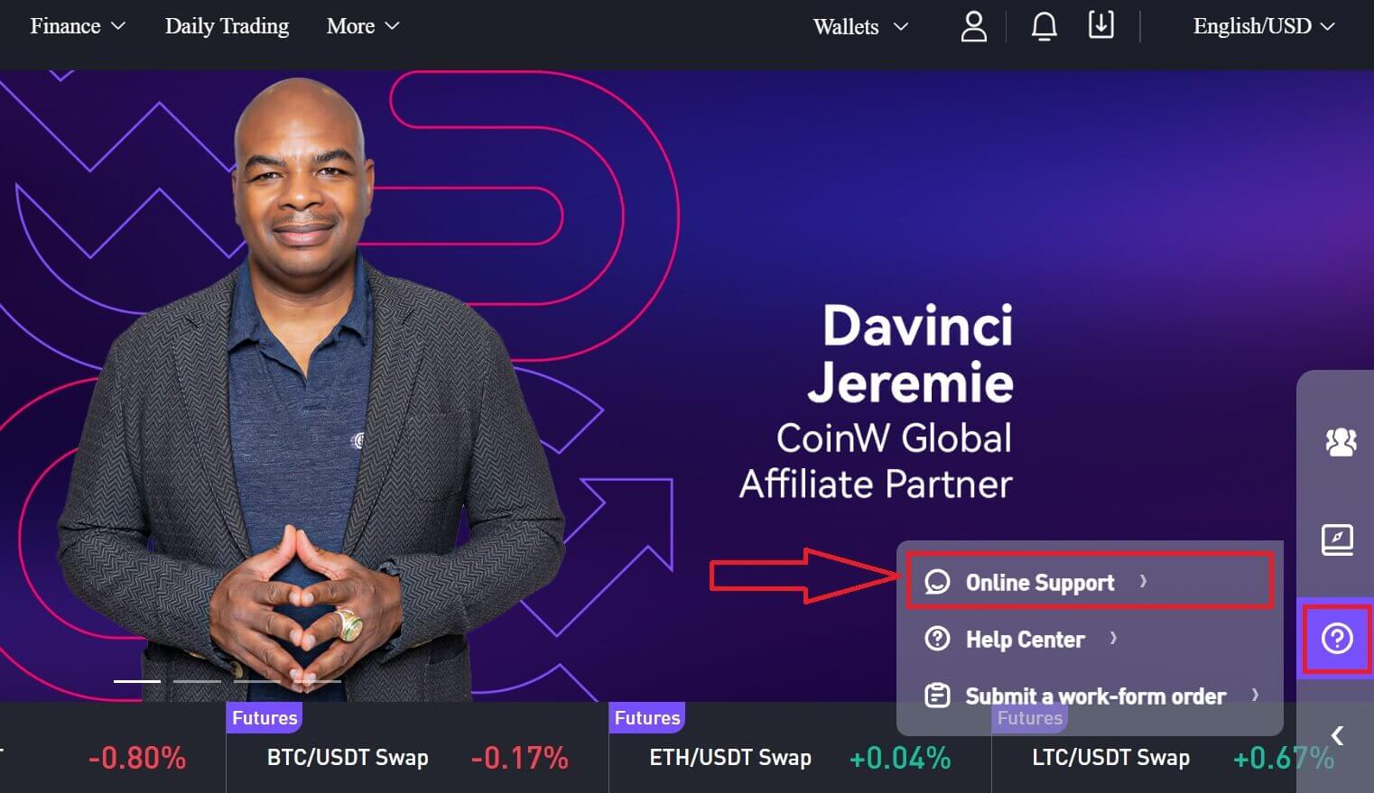 How to Contact CoinW Support