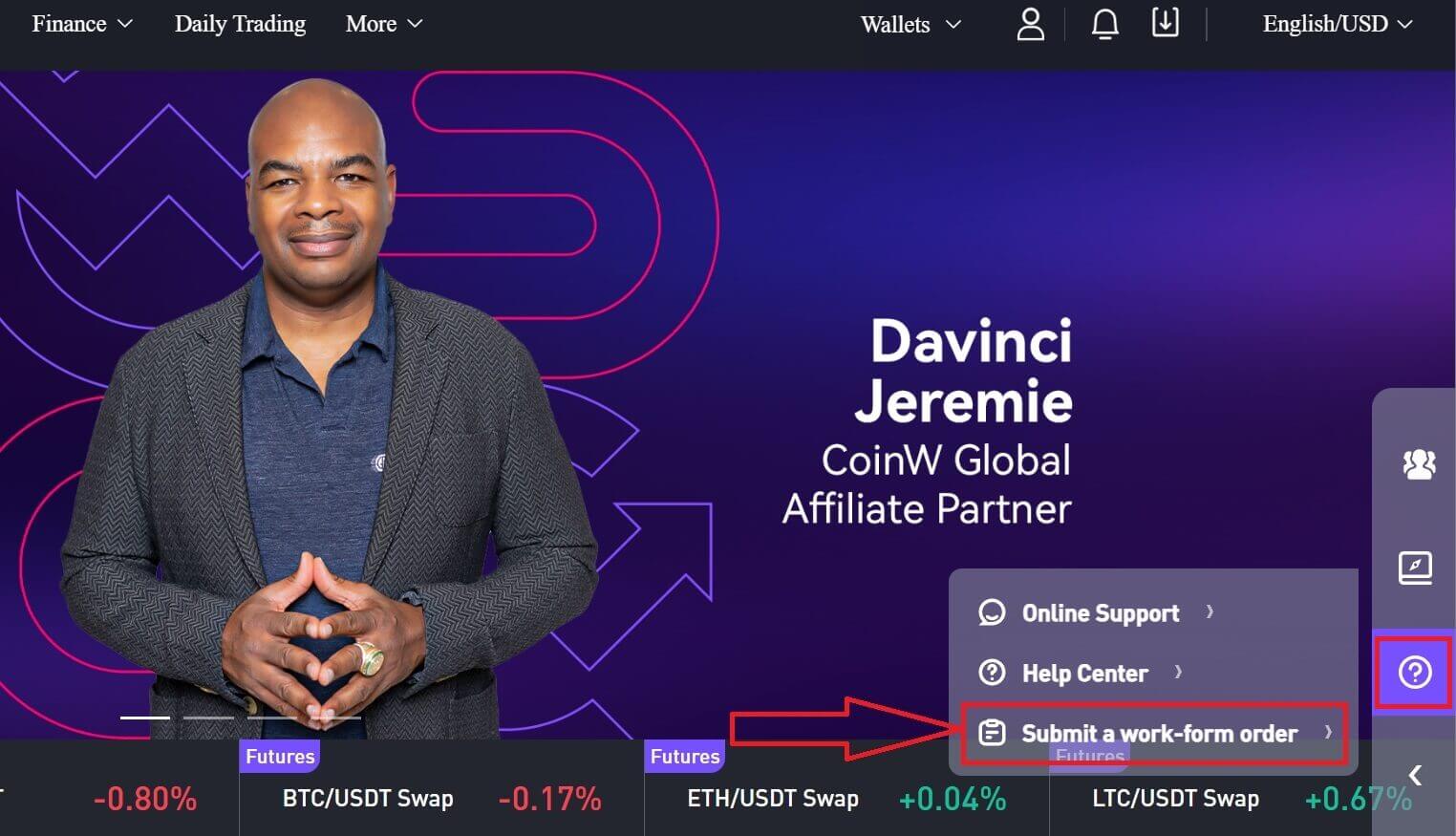 How to Contact CoinW Support