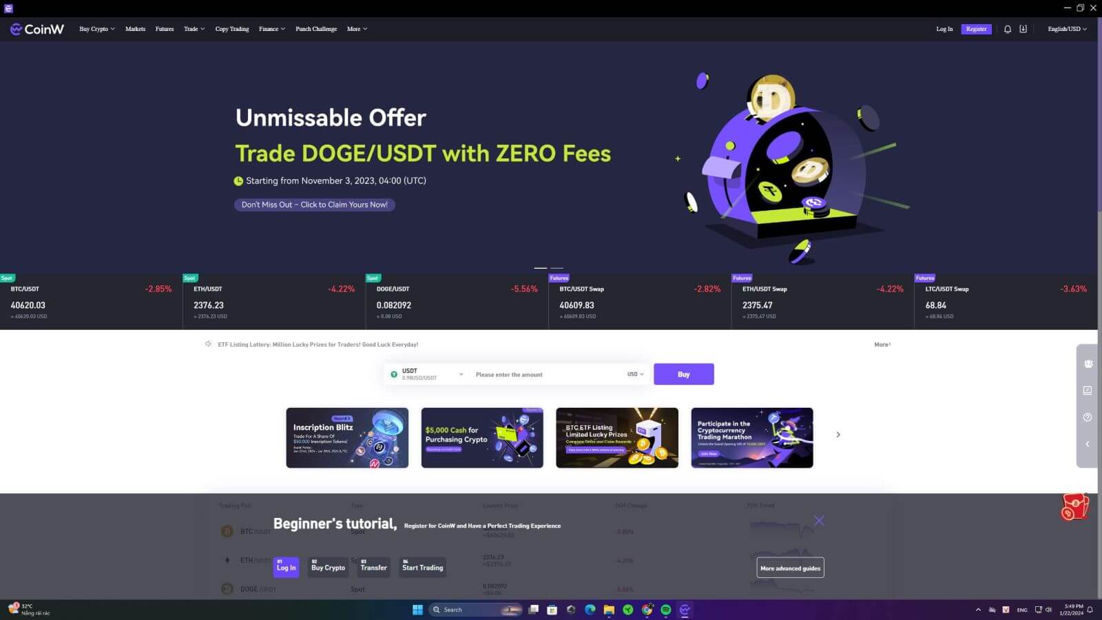 Maitiro ekudhawunirodha uye kuisa CoinW Chikumbiro cheLaptop / PC (Windows, macOS) Maitiro ekudhawunirodha uye kuisa CoinW Chikumbiro cheLaptop / PC (Windows, macOS)