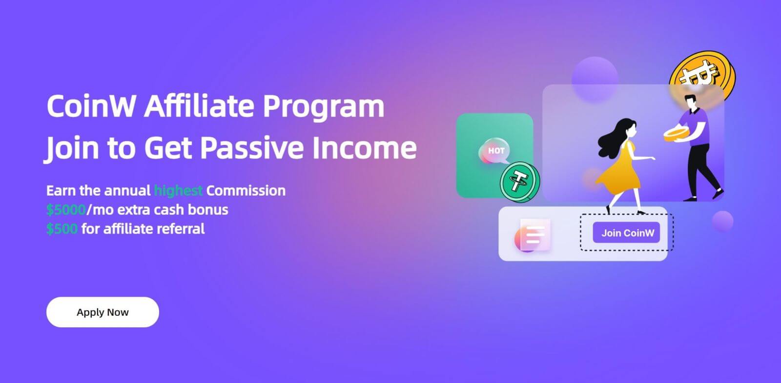 How to join Affiliate Program and become a Partner on CoinW