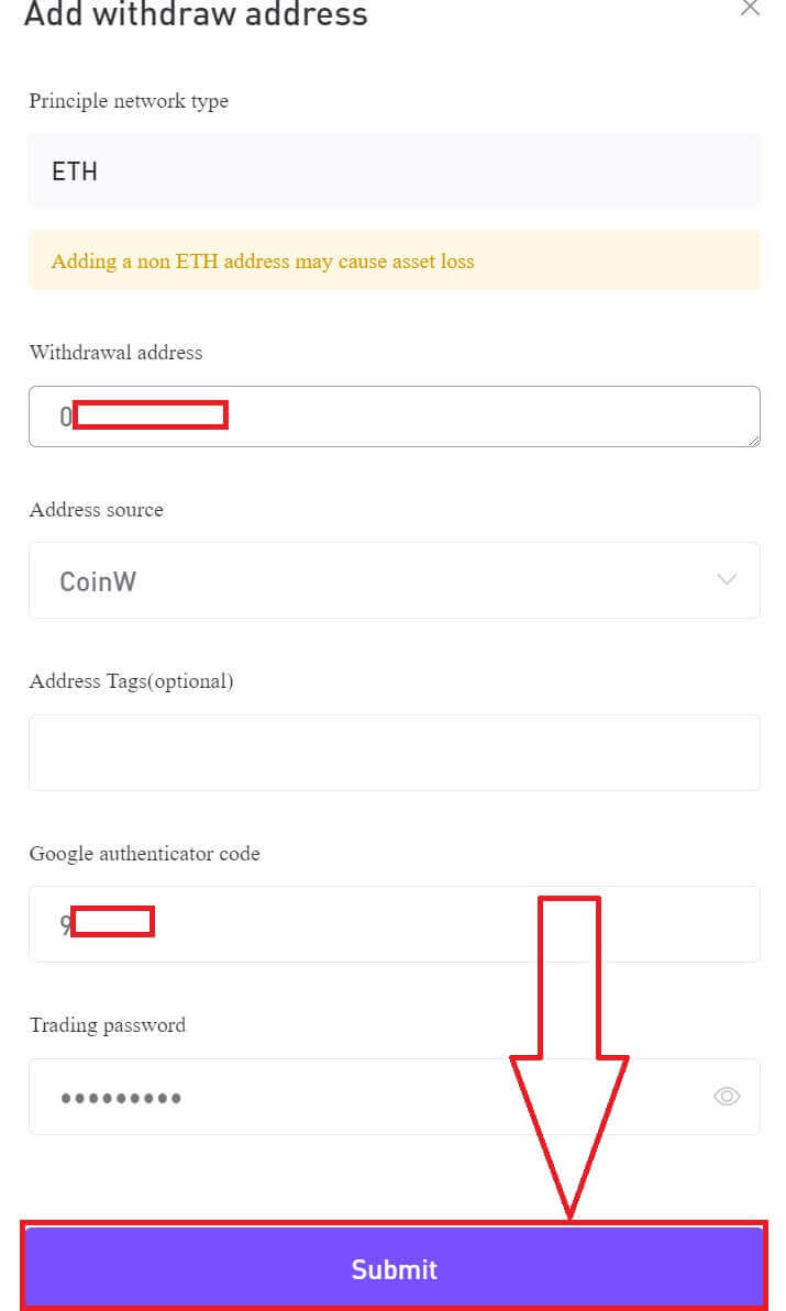 How to Withdraw from CoinW